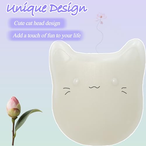 Image of NewKe 4 Pack Deodorizer for Cumrige and for Fumoi Self Cleaning Litter Box | Odor Eliminator Fragrance Refills for Most Automatic Cat Litter Box, Cute Cat Shaped Design with Camellia Flower Scent