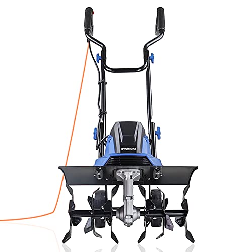 Hyundai 1500w Electric Garden Tiller, Cultivator, Rotovator And Rototiller With 6 Angled Teeth, 450mm Working Width, 220mm Depth, 10m Power Cable, 3 Year Warranty 4 Hyundai 1500w Electric Garden Tiller, Cultivator, Rotovator And Rototiller With 6 Angled Teeth, 450mm Working Width, 220mm Depth, 10m Power Cable, 3 Year Warranty - Image 4