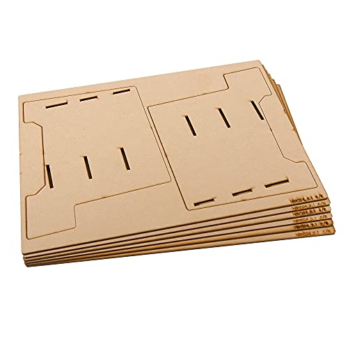 Image of The Broken Token Modular Marker Rack - Organizer w / 9 Cubbies for Markers, Brushes, Pencils, and Arts & Crafts Supplies - Customizable Extended Storage for Your Pieces, with Easy Organization & Access