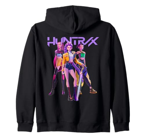 KPOP Demon Hunters Huntrix Huntr/X Band Pose Back Sudadera con Capucha