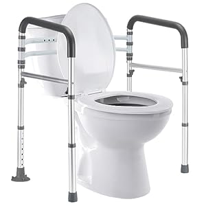 FSA/HSA Eligible Toilet Safety Rails, Adjustable T...