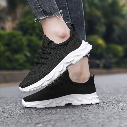 Image of FUJEAK Men Running Shoes Men Casual Breathable Walking Shoes Sport Athletic Sneakers Gym Tennis Slip On Comfortable Lightweight Shoes