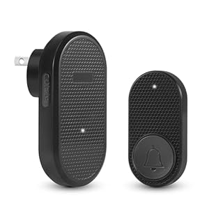 KERUI Wireless Doorbell – Battery-Operated Door Chime with 33 Tunes, 4 Volume Levels, 328ft Range – Durable Door Bells for Home, Apartment, Business, Classroom