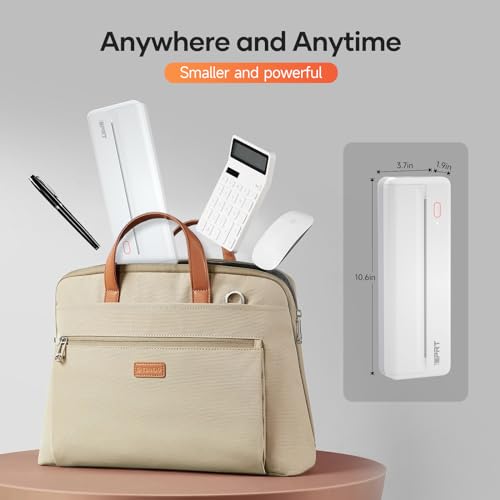 Image of Portable Thermal Printer Wireless for Travel, Inkless Bluetooth Printer
