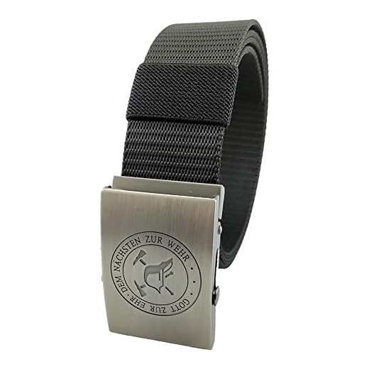 Gravurmanufaktur | Hosengürtel Feuerwehr | Gott zur Ehr Textilgürtel kürzbar