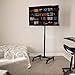 VIVO Mobile TV Display Stand for 13 to 42 inch LED LCD Flat Panel Screens, Rolling Floor Stand Height Adjustable Mount with Wheels STAND-TV07W