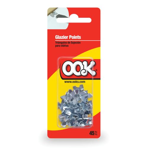 Image of Hillman Glazier Points 45 Pack (Silver, Steel, Wood)