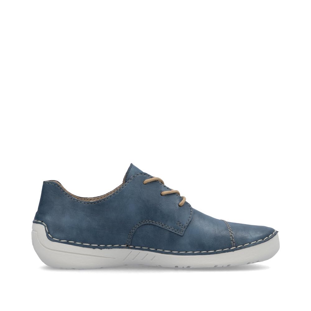 Rieker Femme Chaussures à Lacets 52528, Dame Chaussures Confortables