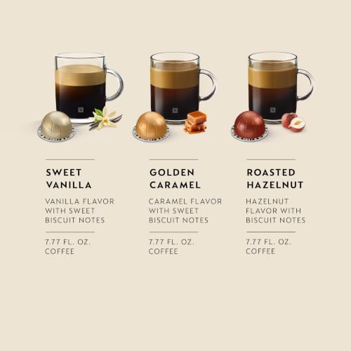 Nespresso Capsules Vertuo, Barista Flavored Pack, Medium Roast Coffee, 30 Count Coffee Pods, Brews 7.8oz. - 2