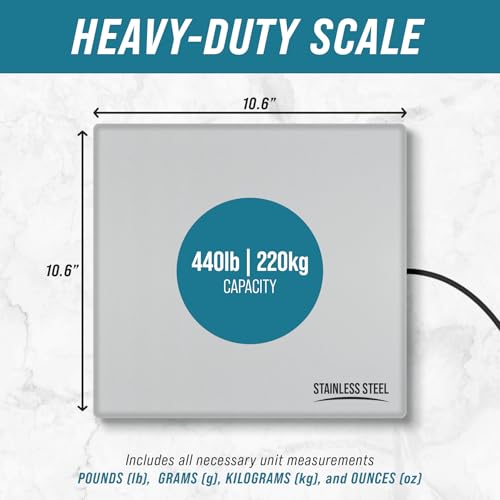 image for Smart Weigh 440lbs x 6 oz. Digital Heavy Duty Shipping and Postal Scal