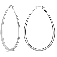 Sterling Silver Plated / 2.8 in - X-LARGE