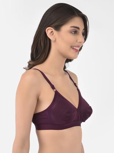 Image of Softline Women's Cotton Rich Wire-Free Non-Padded Balconette Bra Combo | Seamless, Breathable & Soft Fabric | Full Coverage & Everyday Comfort (Pack of 2)