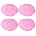 LUOEM 4 Pcs Chef Chapeau Cuisine Cuisine Chapeau Alimentaire Élastique Cap Service Réutilisable Restaurant Évent Bonnet Travail Restauration Casquette Rose