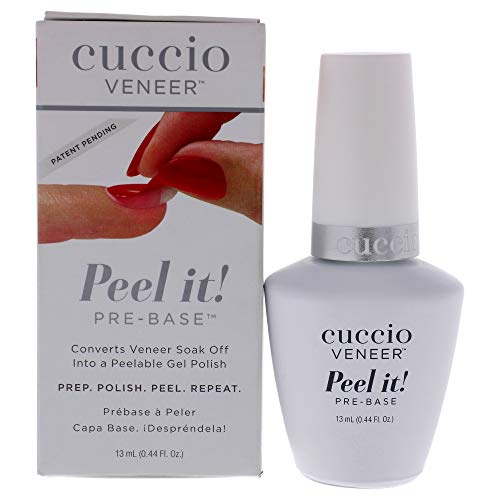 Veneer Soak Off Gel - Cupid In Capri by Cuccio for Women - 0.44 oz Nail Polish, white, I0098105