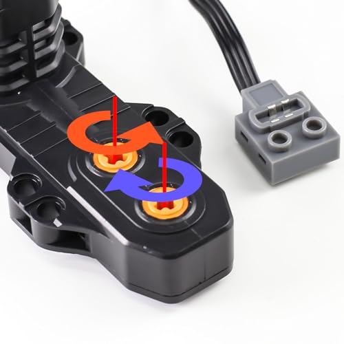 BrickBounty 2pcs 5292 Buggy-Motor Technical Parts Compatible with Lego-Motor-Kit, Power Functions Assembled Building Block for Buggy Sports Car