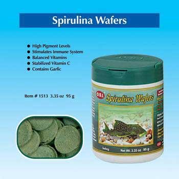 Wafer Spirulina para Acuario, 3.35 onzas