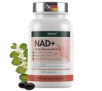 EXVital® NAD+, 1000mg NAD+ & 600mg Trans-Resveratrol pro Tag- 120 vegane Softgels - liposomal & maximale Bioverfügbarkeit, hochdosiert & laborgeprüft