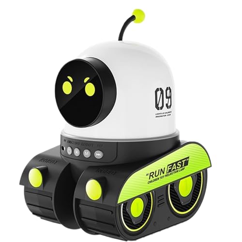 Lámpara Proyector Infantil de Mesa con 21 Patrones y Rotación 360°