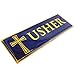 Usher Pin Church Service Badge Accessory Bulk Pack, Set of 6