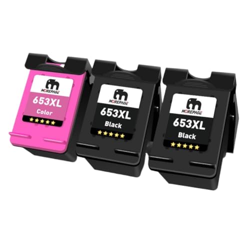 Cartouche d'encre 653XL résout les pannes sur Deskjet 6000 6475 lot de 2