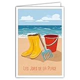 Avec Enveloppe Blanche Format 12x17,5 cm