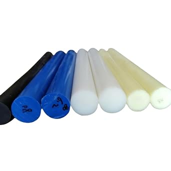 Dia 5-300MM PA6 Nylon Round Rod Stick Bar Stock White Black Blue Pack of 330MM/13" 95mm
