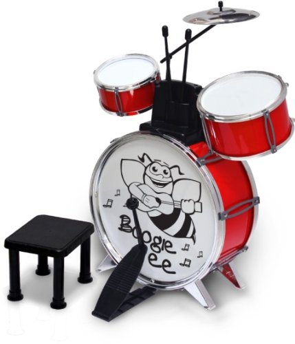 Bontempi JD4530/V Boogy Bee Schlagzeug mit Hocker