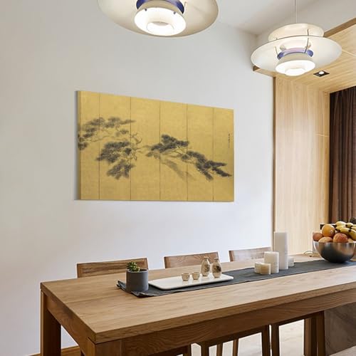 Impression toile Yosa Buson déco murale chambre zen portable