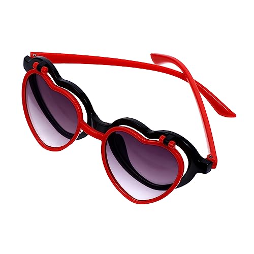 Boys and Girls Light Blocking Glasses Heart Sunglasses for Boy Girl Lightweight Years Old