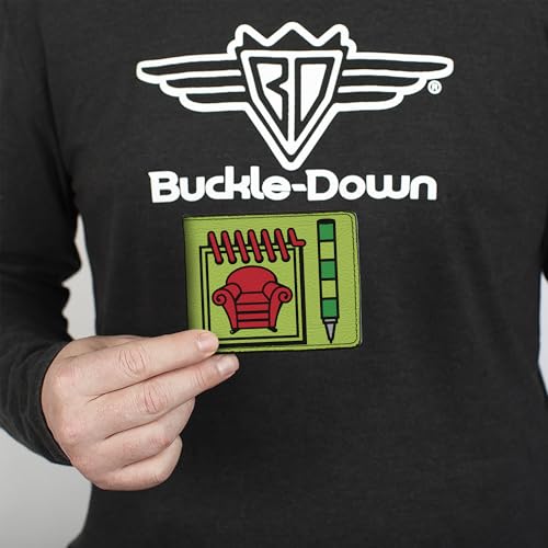 Buckle-Down Men's Bifold Wallet Blue's Clues, 4.0" x 3.5"3