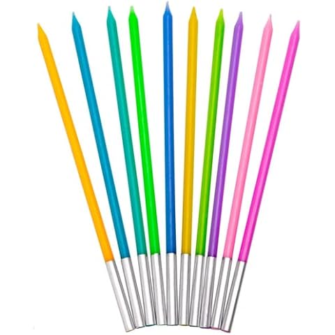 30 piezas Velas Cumpleaños De Colores Cover