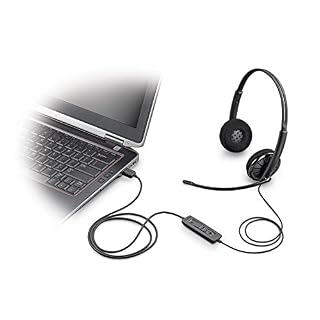Plantronics Blackwire C320-M Binaural Bandeau Noir - Casques audio (Centre d'appel/Bureau, Binaural, Bandeau, Noir… – Image 2
