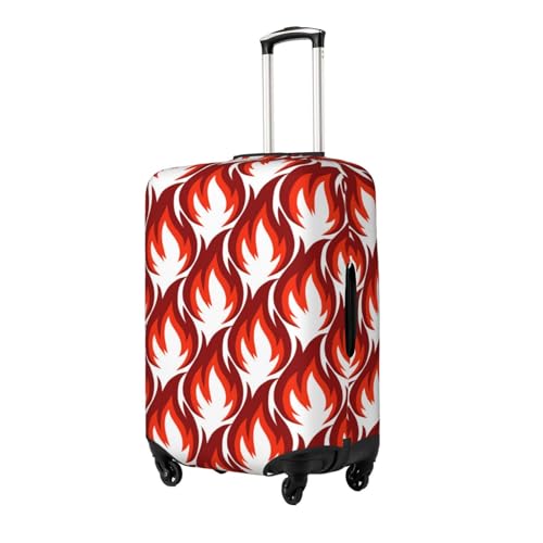 Fire Symbols Luggage Cover Protector Anti-Scratch Washable Fits 18-32 Inch Luggage-Small2