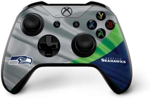 Skinit Decal Gaming Skin Compatible with Xbox One X Controller - Officially Licensed NFL Seattle Seahawks Design