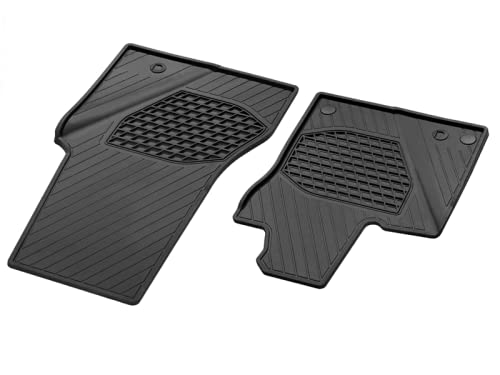 Tapis de sol en caoutchouc Smart ForFour W453 EQ 2014-2026 avant arrière noir