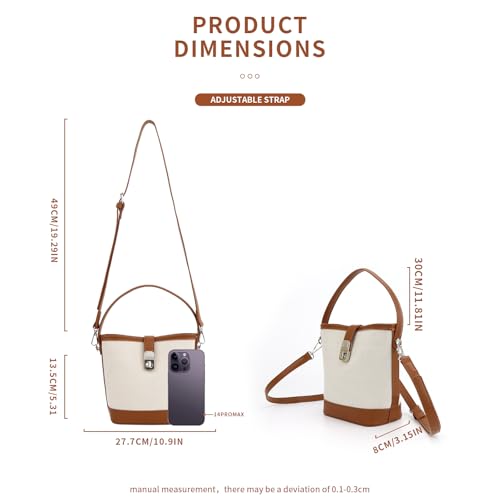 Crossbody Bag Purses for Women Small Bucket Bag with Adjustable Strap Mini Cross Body Purse Leather Shoulder Bag and Handbag3