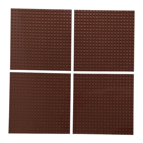 Image of Classic Baseplate - Building Kit for Toddlers & Kids - 20 x 20 Studs - 6.3 x 6.3 inches - Pack of 4 Baseplates - Compatible with Major Brands