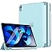 Dadanism Custodia per iPad Air 5a Generazione 2022 / 4a Generazione 2020 iPad Cover 10.9 Pollici con Pencil Holder, Cover in Pelle PU e TPU Porta iPencil Auto Sveglia/Sonno Sottile Case, Cielo Blu