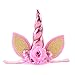 JMITHA Licorne Corne Bandeau Cheveux Cosplay Costume pour Anniversaire Célébration Party Festivals Licorne bandeau princesse élastique bandeau (01)
