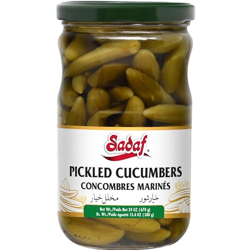Sadaf Pickled Cucumbers with Dill - Dill Pickle Cucumber for