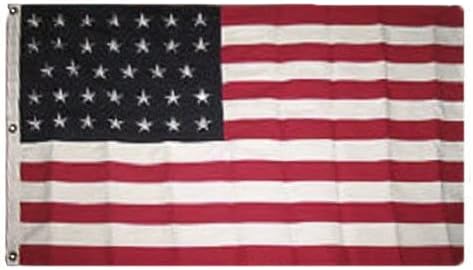 Premium 3x5 Embroidered 34 600D Nylon Flag 3'x5'