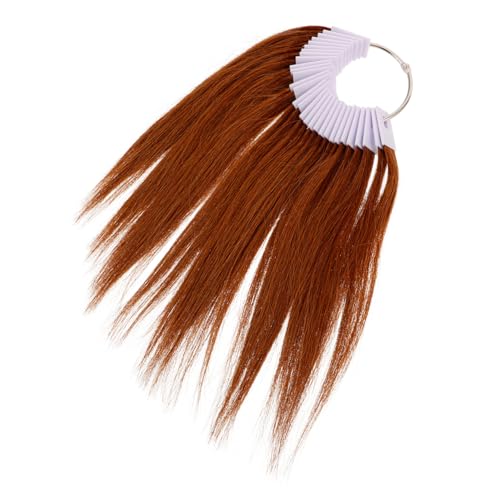 LALADEFIEE 30piezas Kit De Prueba De Cabello Lámina De Color y Mechones De Cabello Anillo De De Color