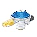 Produktbild tepro Gaskartuschen-Druckregler für Schraubventilgaskartuschen mit Universalgewinde für Gasgrills, Maße ca. 11,5 x 8 x 6,5 cm