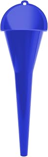 Oil Funnels, Funnels for Automotive Use, Automotive Multi-Function Plastic Fuel Funnel with Long Neck, Car Accessories Wide Mouth Oil Change Tools Fit for Lubricants Fuel Kerosene (Blue, 1PCS)