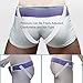 Inguinal Hernia Belt for Men with 2 Compression Pads, Hernia Support Belts, Pain Relief, Comfortable Material(Medium)