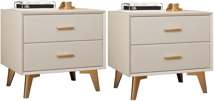 Light Luxury Bedside Shelf Premium Wood Bedside Cabinet Microfiber Leather Outsourcing Nightstand Waterproof Bedside Table with Drawer Side Table Multifunctional Storage Cabinet for Bedroom