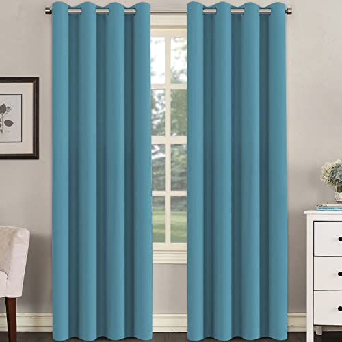 H.VERSAILTEX Premium Blackout Thermal Insulated Room Darkening Curtains for Bedroom/Living