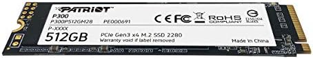 Patriot P300 M.2 PCIe Gen 3 x4 512GB 저전력 소비 SSD — 사진 3
