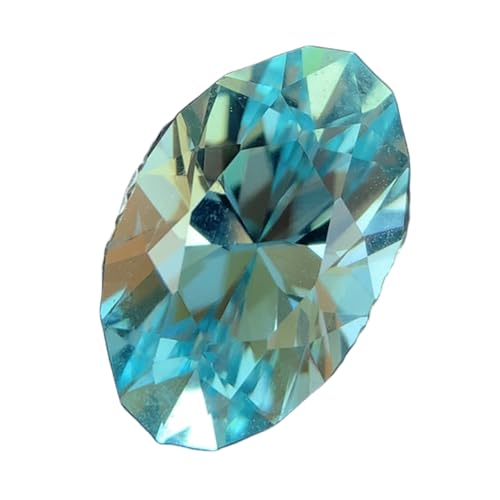 Aigue-marine naturelle facettée 8,8mm pierre précieuse en vrac pendentif
