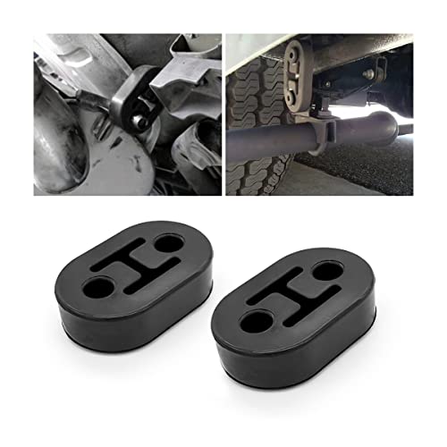 CGEAMDY 2 Piezas Escape Del Automóvil Soporte De Tubo, Suspensión Escape Soporte, Para Proteger El Sistema Trasero, Goma Silenciador Escape Universal Para Coche Aislador De Suspensión (7.2cm)